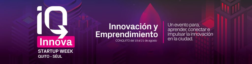 Banner de promoción startup week