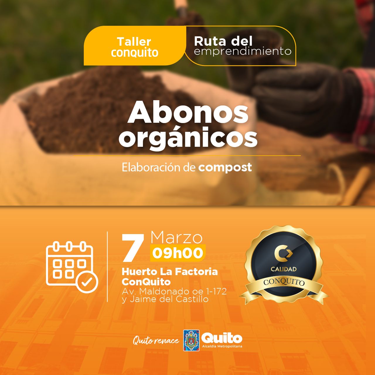 Elaboración de abonos orgánicos:  Elaboración de compost